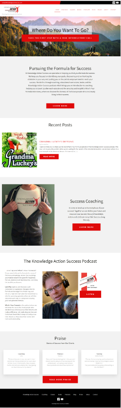 Knowledge Action Success home page